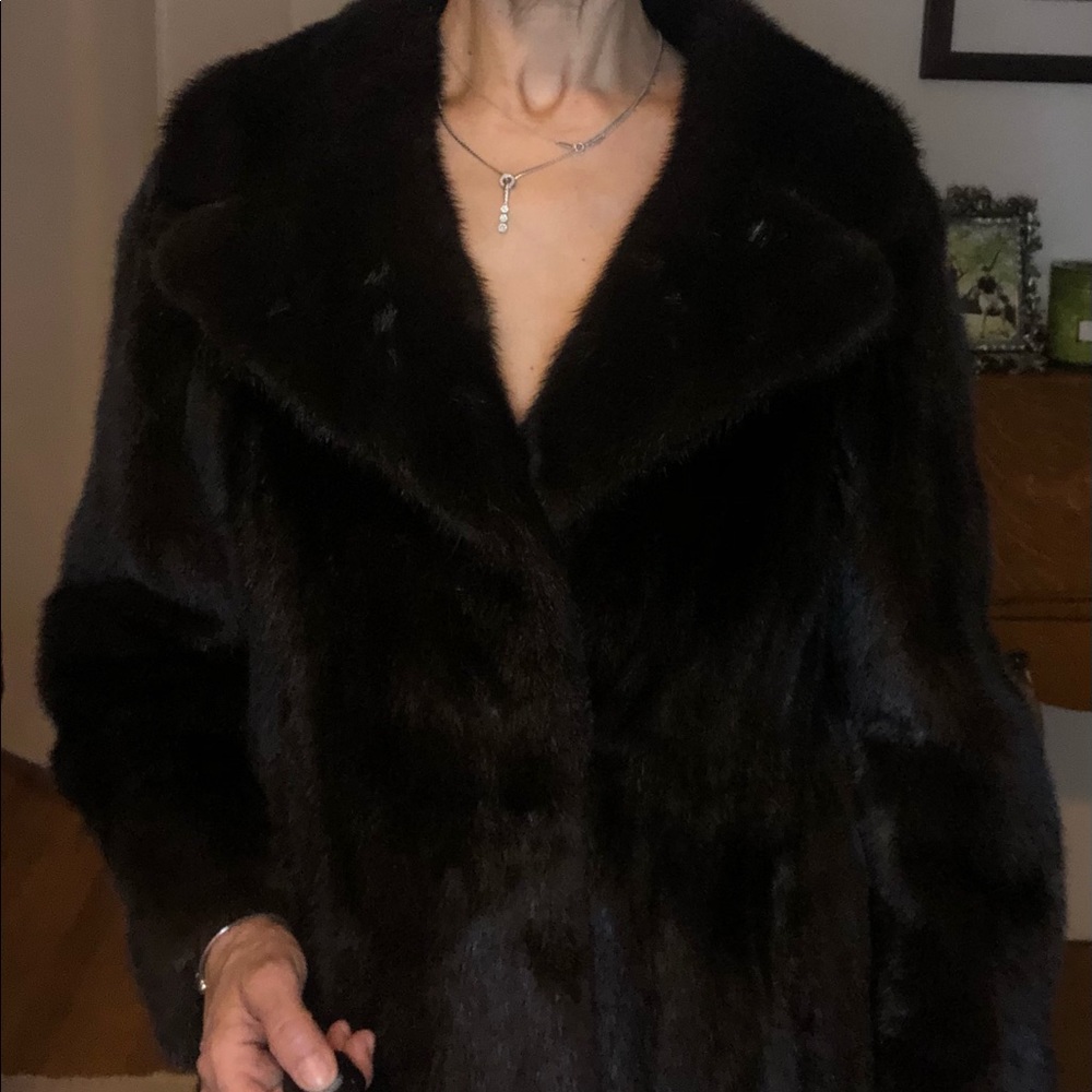 COAT REAL MINK CLASSIC